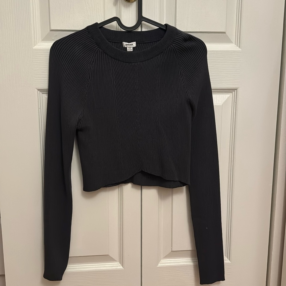 GARAGE cropped shirt